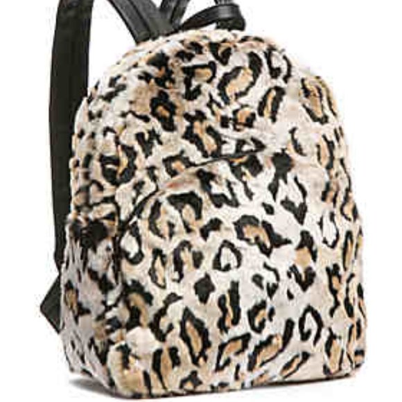 Betsey Johnson Handbags - Betsey Johnson LEOPARD FUR BACKPACK